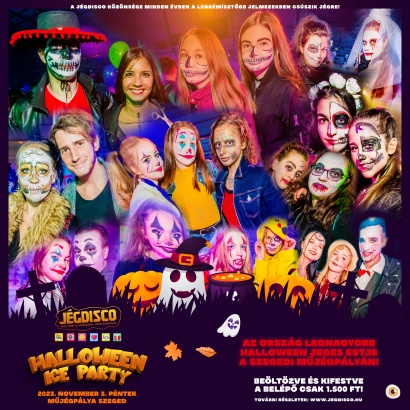 Most pénteken Halloween Ice Party a szegedi Műjégpályán!