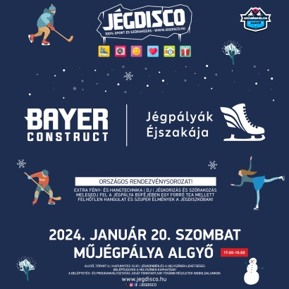 Január 20-án szombaton Jégpályák Éjszakája, Algyőn!